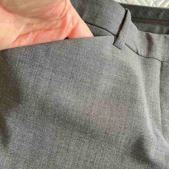 NWT Classic Theory Charcoal Gray Max 2 Urban Mid Rise Trousers Size 8 - Picture 7 of 14